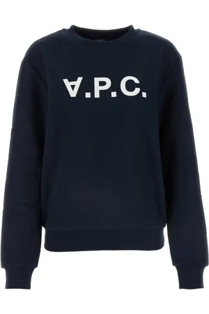 A.P.C. Dames, Sweatshirts & Hoodies, Blauw, Maat: L Katoen