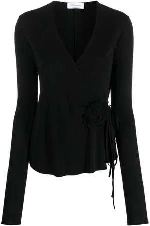 BLUMARINE Dames, Tops, Zwart, Maat: S