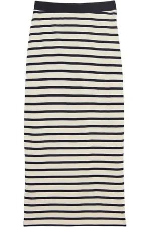 Inès de la Fressange Dames, Rokken, Blauw, Maat: XL Katoen