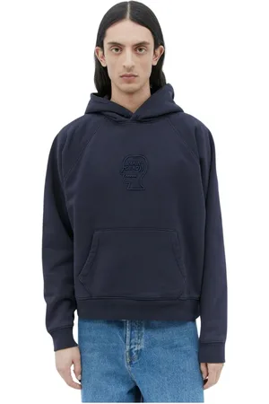 Brain Dead Heren, Sweatshirts & Hoodies, Zwart, Maat: L Katoen