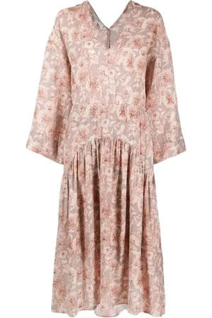 Vince Dames, Jurken, Veelkleurig, Maat: XS Viscose