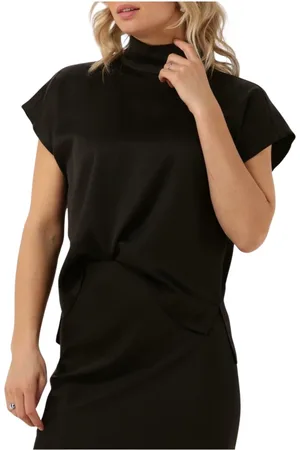 Drykorn Dames, Blouses & Shirts, Zwart, Maat: L
