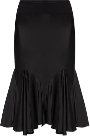 Rick Owens Dames, Rokken, Zwart, Maat: S Viscose