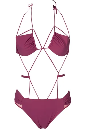 Nensi Dojaka Dames, Badkleding, Paars, Maat: S