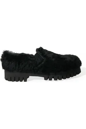 Dolce & Gabbana Heren, Schoenen, Zwart, Maat: 42 1/2 EU Leer