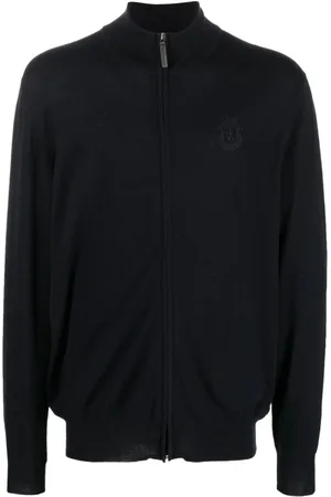 BILLIONAIRE Heren, Truien, Blauw, Maat: XL Wol