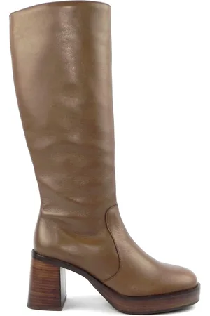 Angel alarcon Dames, Schoenen, Bruin, Maat: 37 EU