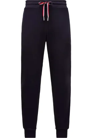 Moncler Heren, Broeken, Blauw, Maat: XL Katoen