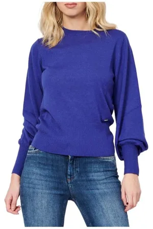Armani Exchange Dames, Truien, Blauw, Maat: XS Wol