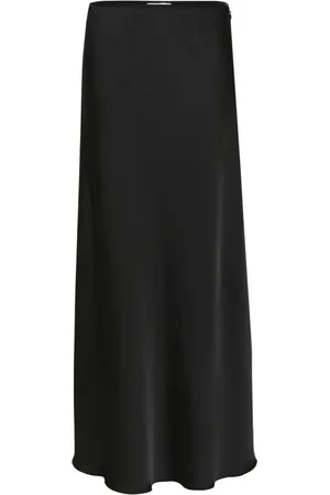 Karen by Simonsen Dames, Rokken, Zwart, Maat: L Viscose