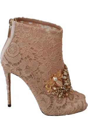 Dolce & Gabbana Dames, Schoenen, Roze, Maat: 36 EU Katoen