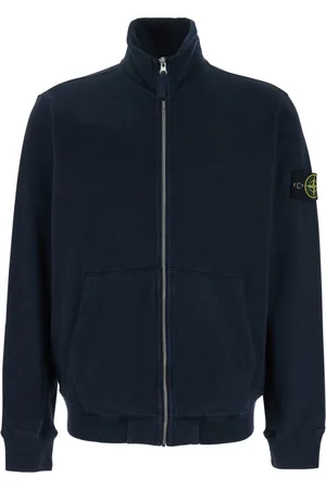 Stone Island Heren, Sweatshirts & Hoodies, Blauw, Maat: L Katoen