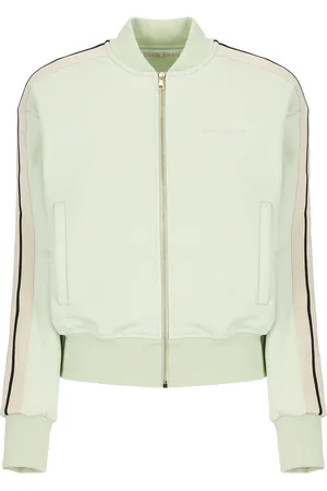 Palm Angels Dames, Sweatshirts & Hoodies, Groen, Maat: L Polyamide