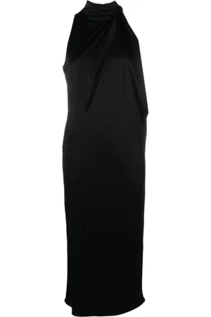 VERSACE Dames, Jurken, Zwart, Maat: S Viscose