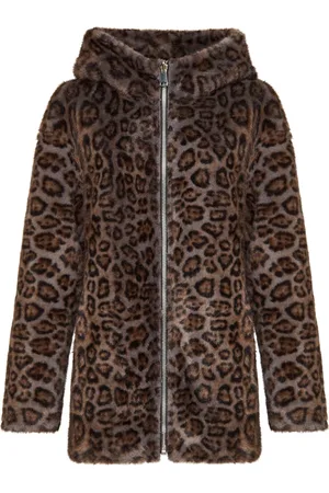 CESARE GASPARI Dames, Jassen, Bruin, Maat: 2XL Leer