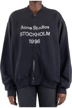 Acne Studios Dames, Sweatshirts & Hoodies, Zwart, Maat: S Katoen