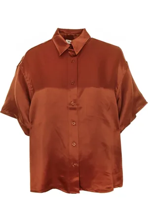 American Vintage Dames, Blouses & Shirts, Bruin, Maat: L