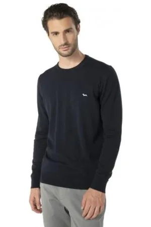 HARMONT&BLAINE Heren, Truien, Zwart, Maat: XL Katoen