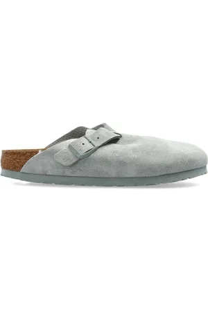 Birkenstock Dames, Schoenen, Grijs, Maat: 36 EU Suède