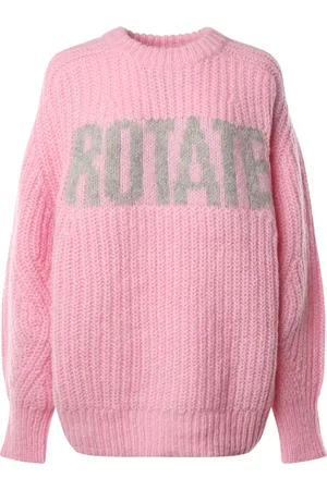 ROTATE Dames, Truien, Roze, Maat: S Wol