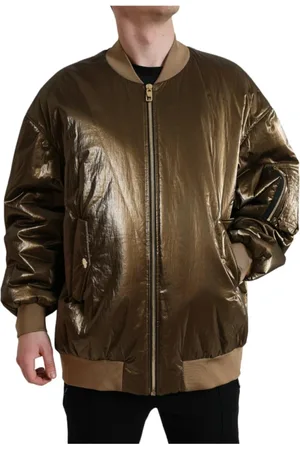 Dolce & Gabbana Heren, Jassen, Geel, Maat: 2XL Nylon