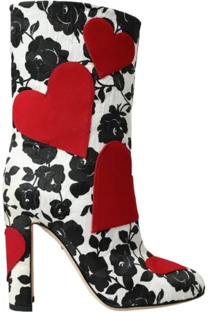Dolce & Gabbana Dames, Schoenen, Veelkleurig, Maat: 35 EU Leer