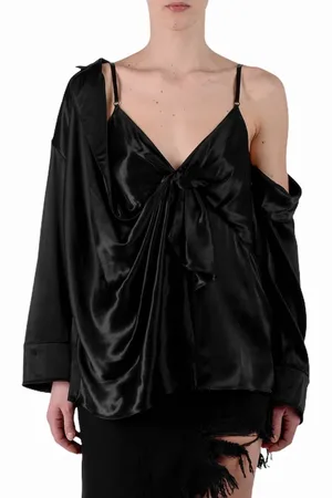 Alexander Wang Dames, Blouses & Shirts, Zwart, Maat: M