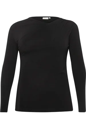 Kaffe Dames, Tops, Zwart, Maat: M Jersey