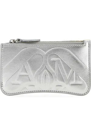 Alexander McQueen Dames, Accessoires, Grijs, Maat: ONE Size Leer