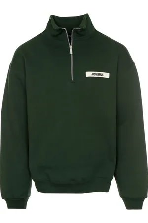 Jacquemus Heren, Sweatshirts & Hoodies, Groen, Maat: XL Katoen
