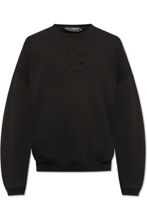 Dolce & Gabbana Heren, Sweatshirts & Hoodies, Zwart, Maat: L Katoen