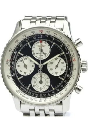 Breitling Pre-owned Heren, Pre-owned, Zwart, Maat: ONE Size