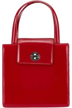 Bvlgari Dames, Pre-owned, Rood, Maat: ONE Size Leer