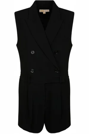 Michael Kors Dames, Jumpsuits & Playsuits, Zwart, Maat: S