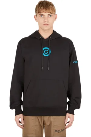 Capasa Milano Heren, Sweatshirts & Hoodies, Zwart, Maat: M Katoen