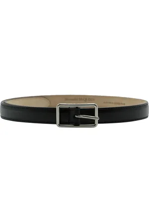 Alexander McQueen Dames, Accessoires, Zwart, Maat: 90 CM Leer