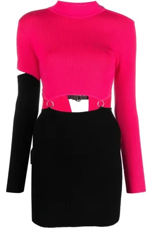 Andersson Bell Dames, Jurken, Roze, Maat: XS Leer