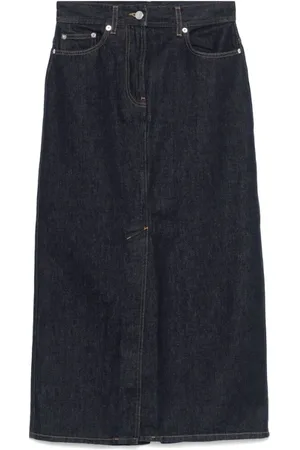 Loulou Studio Dames, Rokken, Blauw, Maat: M Denim