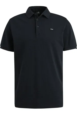 Vanguard Heren, Tops, Blauw, Maat: XL Piqué