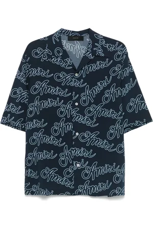 AMIRI Heren, Tops, Blauw, Maat: S Viscose