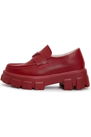 CESARE GASPARI Dames, Schoenen, Rood, Maat: 40 EU Leer