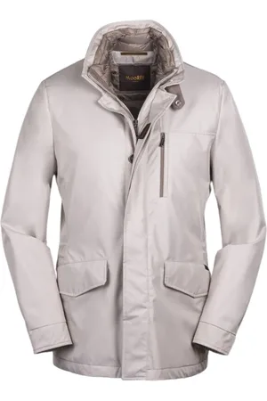 MOORER Heren, Jassen, Grijs, Maat: M Nylon