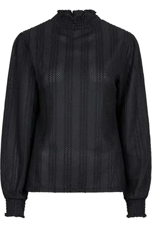 lofty manner Dames, Tops, Zwart, Maat: XS Poliester