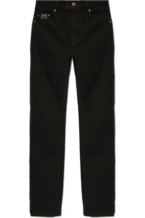 VERSACE Heren, Jeans, Zwart, Maat: W29 Katoen