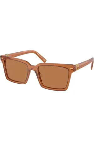 Miu Miu Unisex, Accessoires, Bruin, Maat: 55 MM