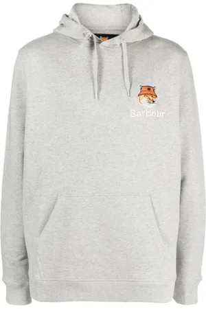 Barbour Heren, Sweatshirts & Hoodies, Grijs, Maat: XL Katoen