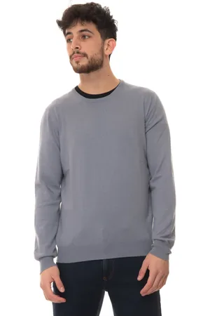 Gran Sasso Heren, Sweatshirts & Hoodies, Grijs, Maat: M Wol