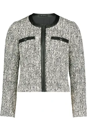 Betty Barclay Dames, Jassen, Zwart, Maat: XL Leer