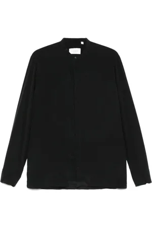 LANEUS Heren, Overhemden, Zwart, Maat: XL