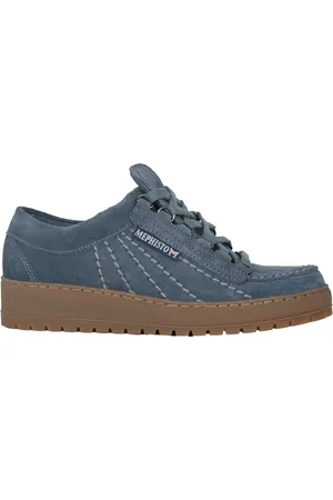 Mephisto Heren, Schoenen, Blauw, Maat: 38 EU Leer